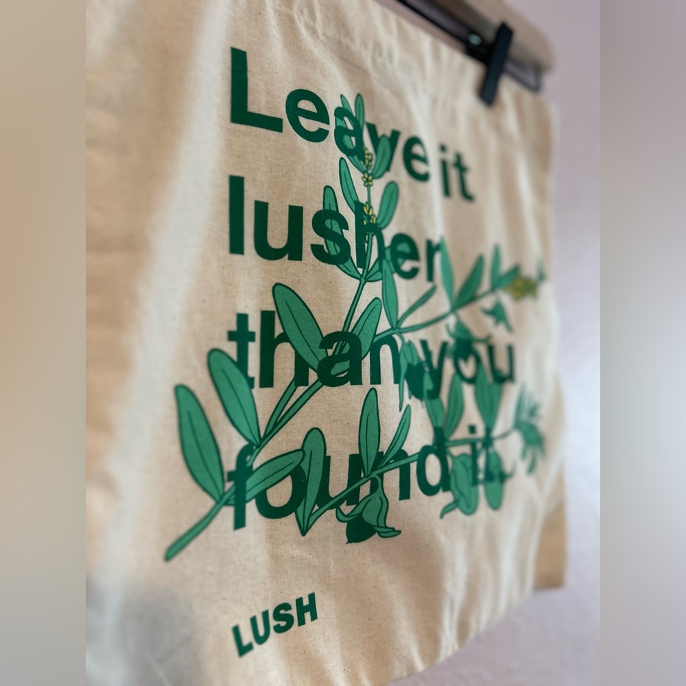 NWT Lush Canvas Tote